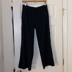 Elevenses Urban Outfitters Black Tuxedo Stripe Pants size 6